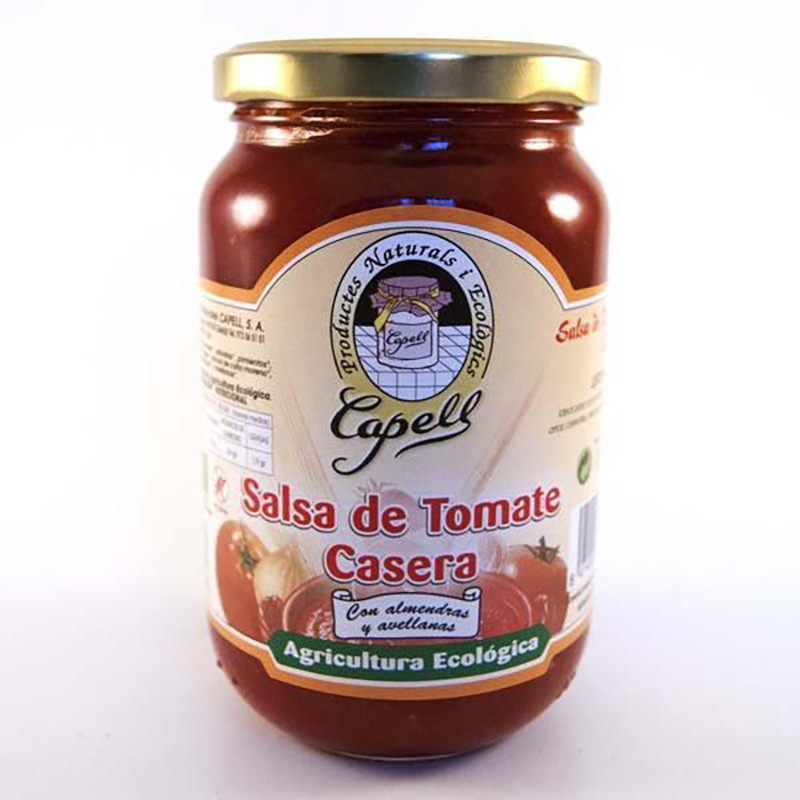 SALSA DE TOMATE ECOLÓGICA TARRO 350GR